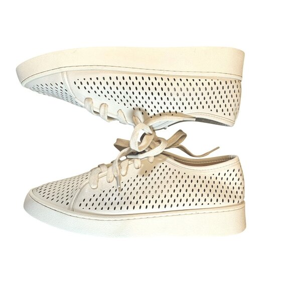 Mi.Im Milo Women's Perforated Low Top Sneakers Beige Size 8.5 - Picture 6 of 13